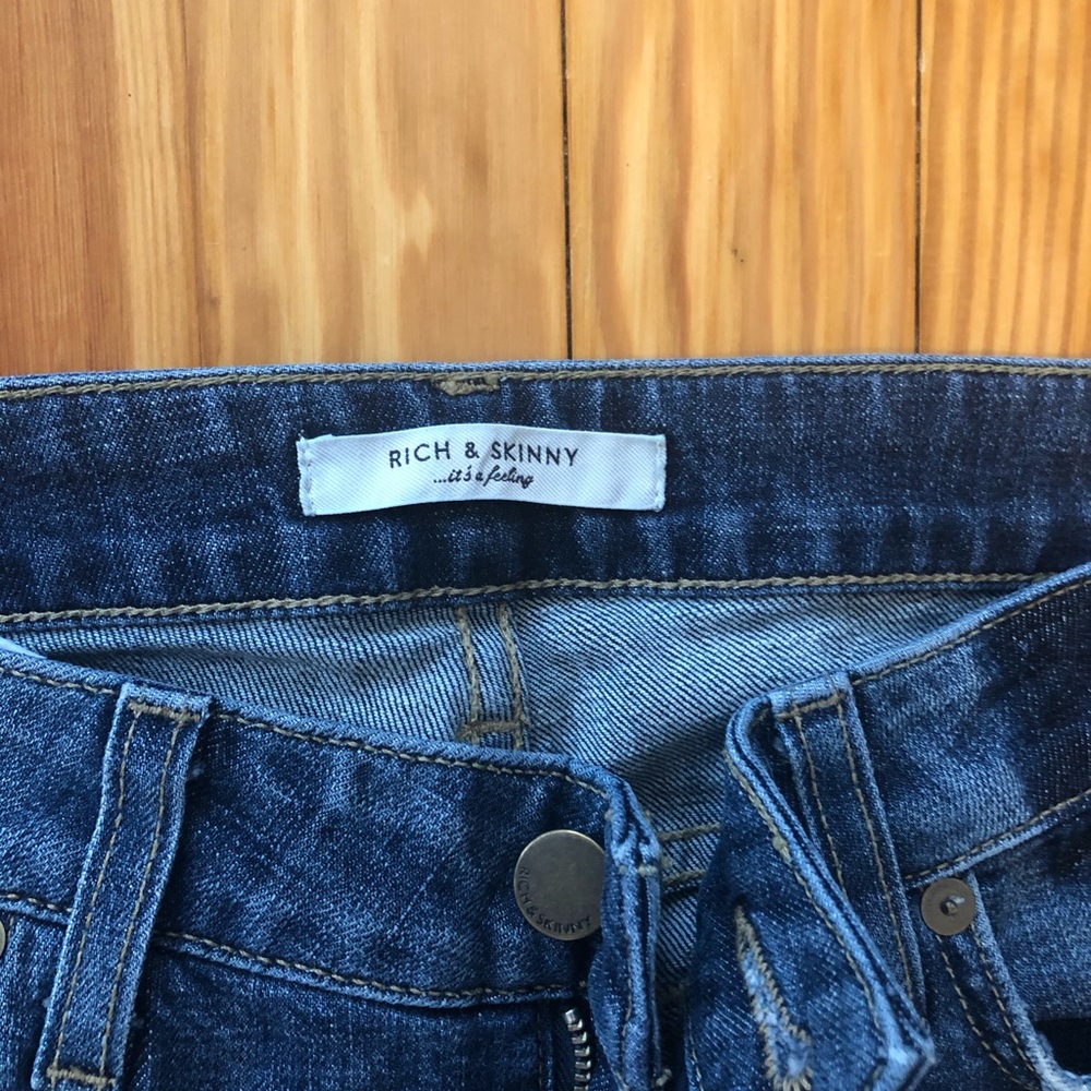 Patchwork Cropped Denim - image 2